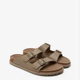 SOLEPLAY by Westside Taupe Double Band Sandals-picture-41