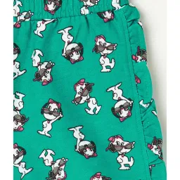 Juniors by Lifestyle Kids Teal Printed Shorts image 3