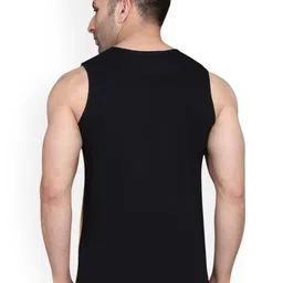 SLOWLORIS Pack Of 2 Printed Bio-Wash Cotton Basic Innervests image 2