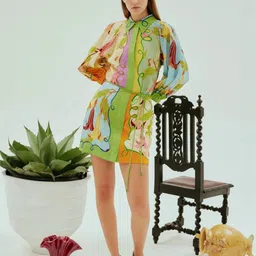bebe Women Printed A-Line Mini Dress-picture-36