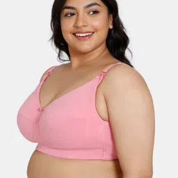 Zivame Pink Full Coverage Maternity Bra image 3