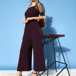 Miss Chase Purple & Black Jumpsuit image 3