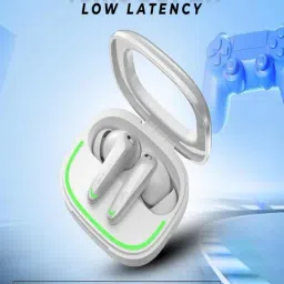 Truke Btg Crystal With 68Hrs Battery, Rgb Leds, Dual Pairing, 4Mic Enc (Pearlwhite, True Wireless) image 5