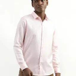Cotton Solid Spread Collar Mens Shirts-image-7