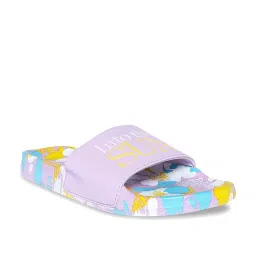Forever Glam by Pantaloons Women's Lilac Slides image 3