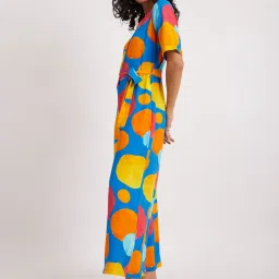 Pink Fort Multicolored Polka Dots Jumpsuit image 3