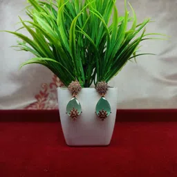 arti creations Angel Creation Crystal Stone-Studded Jewellery Set image 2