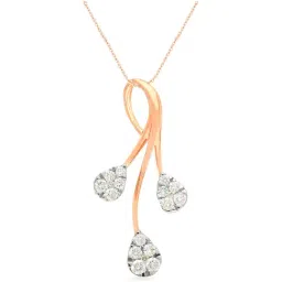 Malabar Gold and Diamonds 18k Rose Gold Pendant for Women-picture-22