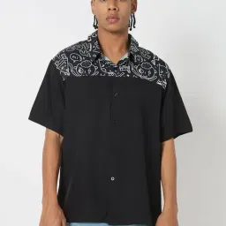 showoffff Showoff Black Cotton Relaxed Fit Graphic Shirt-picture-20