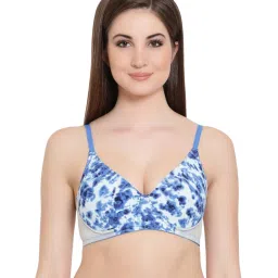 Clovia Blue Non-Wired Padded T-Shirt Bra image 1