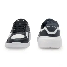 Red Tape Men's Flow+ Black & White Casual Sneakers image 5
