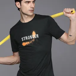 HRX by Hrithik Roshan Printed Rapid Dry Antimicrobial Finish Training T-shirt-picture-36