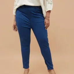 Nexus By Lifestyle Blue Cotton Regular Fit Jeans-picture-16