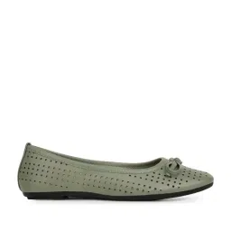 Bata Women's Green Bellerinas-picture-47