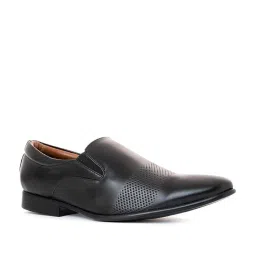 Khadim Men's Black Formal Loafers image 2