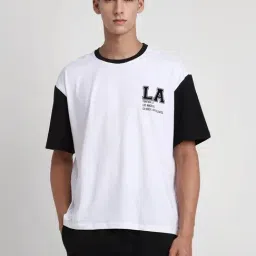 Forever 21 White Loose Fit Printed T-Shirt-picture-36