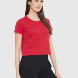 Clovia Assorted T Shirt (Pack of 2) image 3