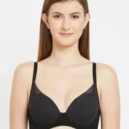 Wacoal Black Under Wired Padded Plunge Bra image 1