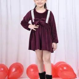 Neudis Girls Wine Dress-image-78