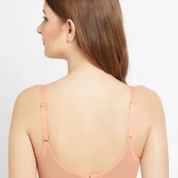 Wacoal Peach Under Wired Padded Plunge Bra image 2