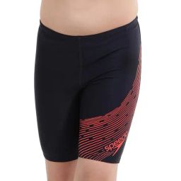 Speedo Kids Navy & Red Printed Jammer-picture-24