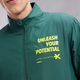 HRX by Hrithik Roshan Typography Print Lifestyle Jacket image 4