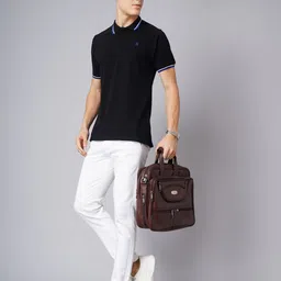 THE BEETEL HOUSE Men Bio Finish Solid Polo Collar Cotton T-shirt-picture-27