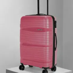 Nasher Miles Nicobar Hard-Sided Polypropylene Check-in Maroon and Brown 24 inch |65cm Trolley Bag-picture-18