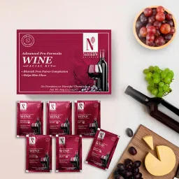 NutriGlow Natural's Advanced Pro Wine Combo Pack - Facial Kit + Bleach Cream + Face Wash image 3