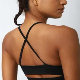 Reebok Black Plain Sports Bra image 5