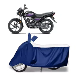 Auto Pearl Two Wheeler Cover for Honda Neo - White, Blue-picture-14