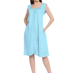 PATRORNA Light Blue Night Dress-image-44