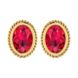 PC Jeweller Thorn 22 kt Gold Earrings-picture-7