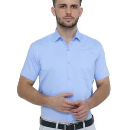 Kuons Avenue Light Blue Slim Fit Shirt-picture-27
