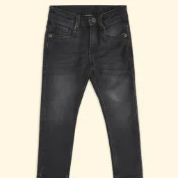 Pantaloons Junior Black Tapered Fit Jeans-picture-21