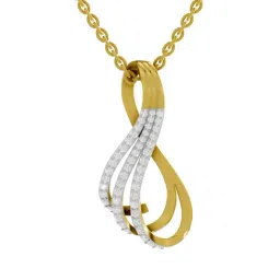 SPARQ Lab Grown Diamond 925 Sterling Silver Yellow Gold Necklace for Women-picture-29