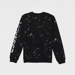 Fame Forever by Lifestyle Boys Geometric Printed Cotton Pullover Sweatshirt image 2