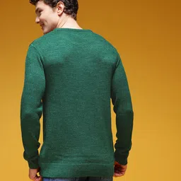 HERE&NOW Acrylic Conversational Embroidered Pullover image 4