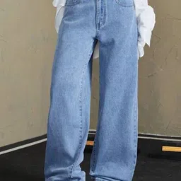 VK FASHION Women Jean Boyfriend Fit Mid-Rise Stretchable Jeans-image-41