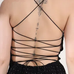 Malta Embellished Georgette A-Line Mini Dress image 2