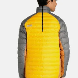 Puma Yellow & Grey Full Sleeves High Neck Jacket image 2