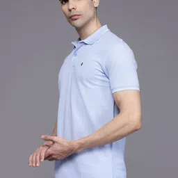 Louis Philippe Sport Pure Cotton Polo Collar Slim Fit T-shirt image 2
