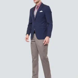 Louis Philippe Blue Slim Fit Blazer image 3