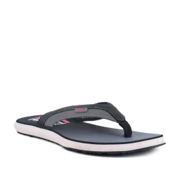 Sparx Men's Black Flip Flops image 3