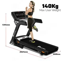 PowerMax Fitness TA-C5 6.0HP Peak Treadmill (Black) image 3