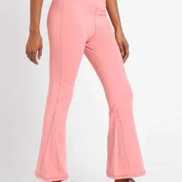 Forever 21 Pink Mid Rise Bootcut Pants image 3