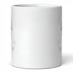 Mr UVD White Graphic Printed Ceramic Glossy Mug 350 ml image 2