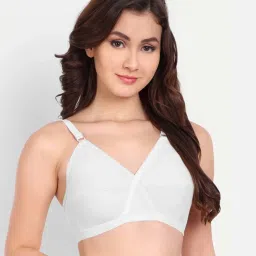 fims FIMS: Fashion is my Style White & Maroon Everyday Bras - Pack Of 2 image 3