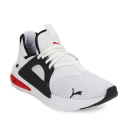 Puma Men's Softride Enzo Evo White Running Shoes image 3
