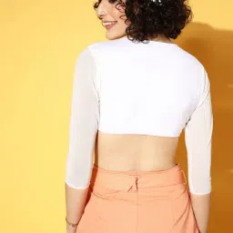 Da Intimo White Full Coverage Bralette image 2